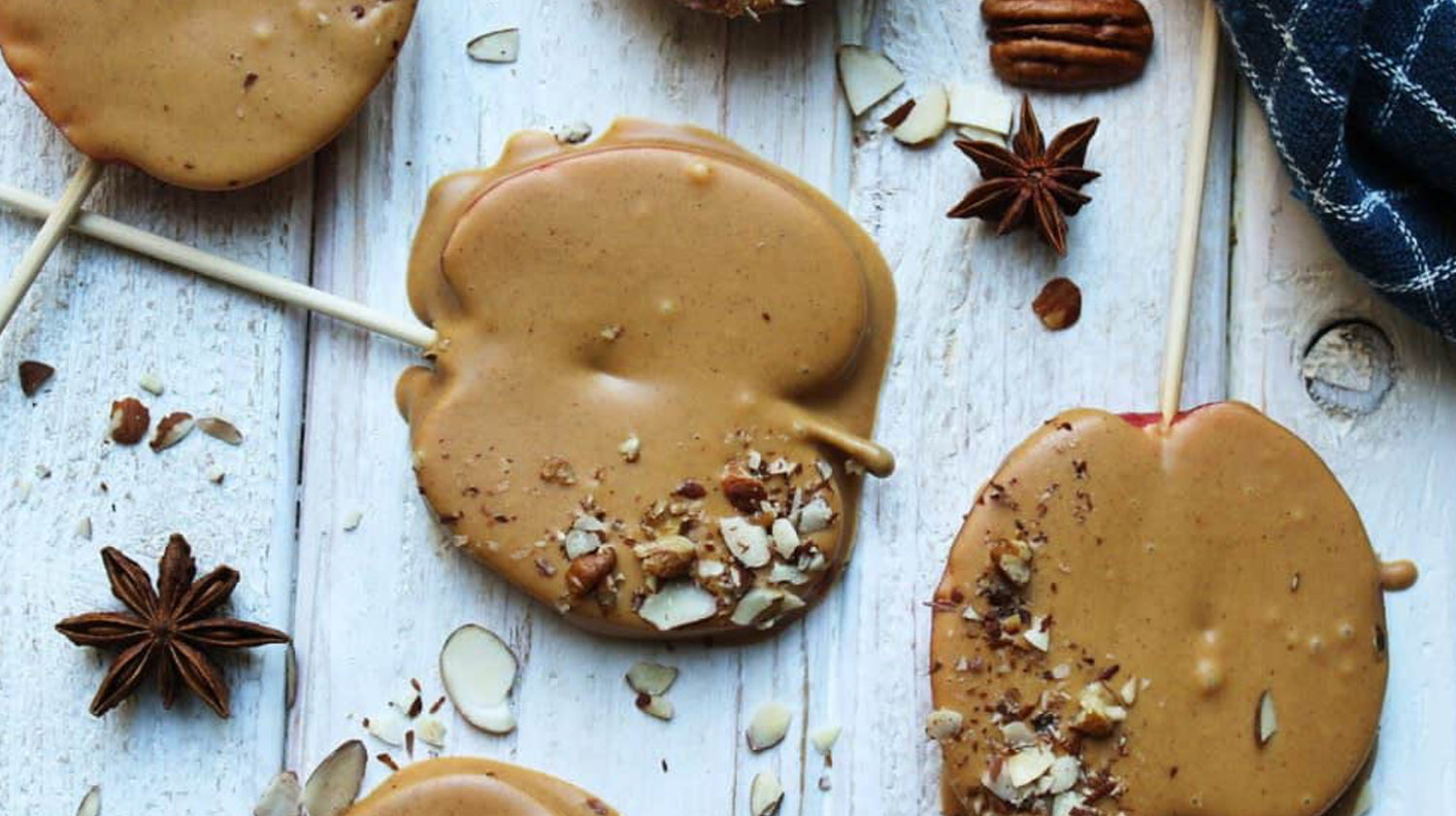 Apple Peanut Butter Pops Recipe | BIOHM Health