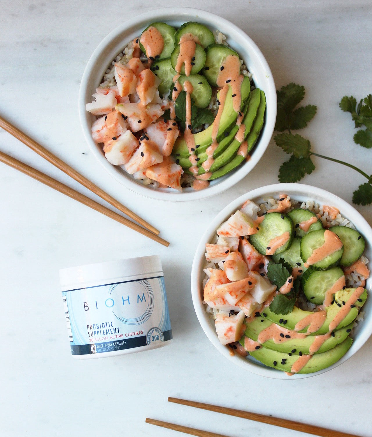 California Sushi Bowls Recipe | BIOHM Health