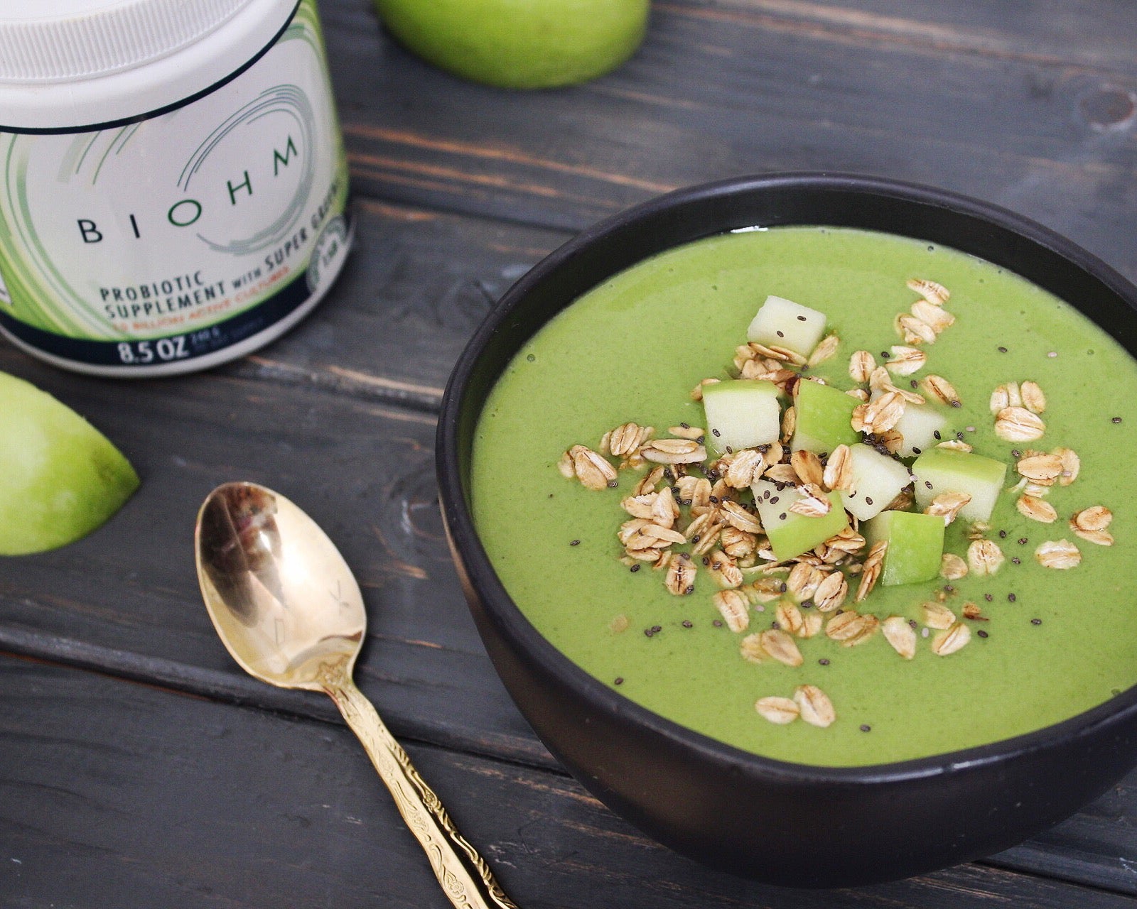 Green Apple Smoothie Bowl Recipe | BIOHM Health