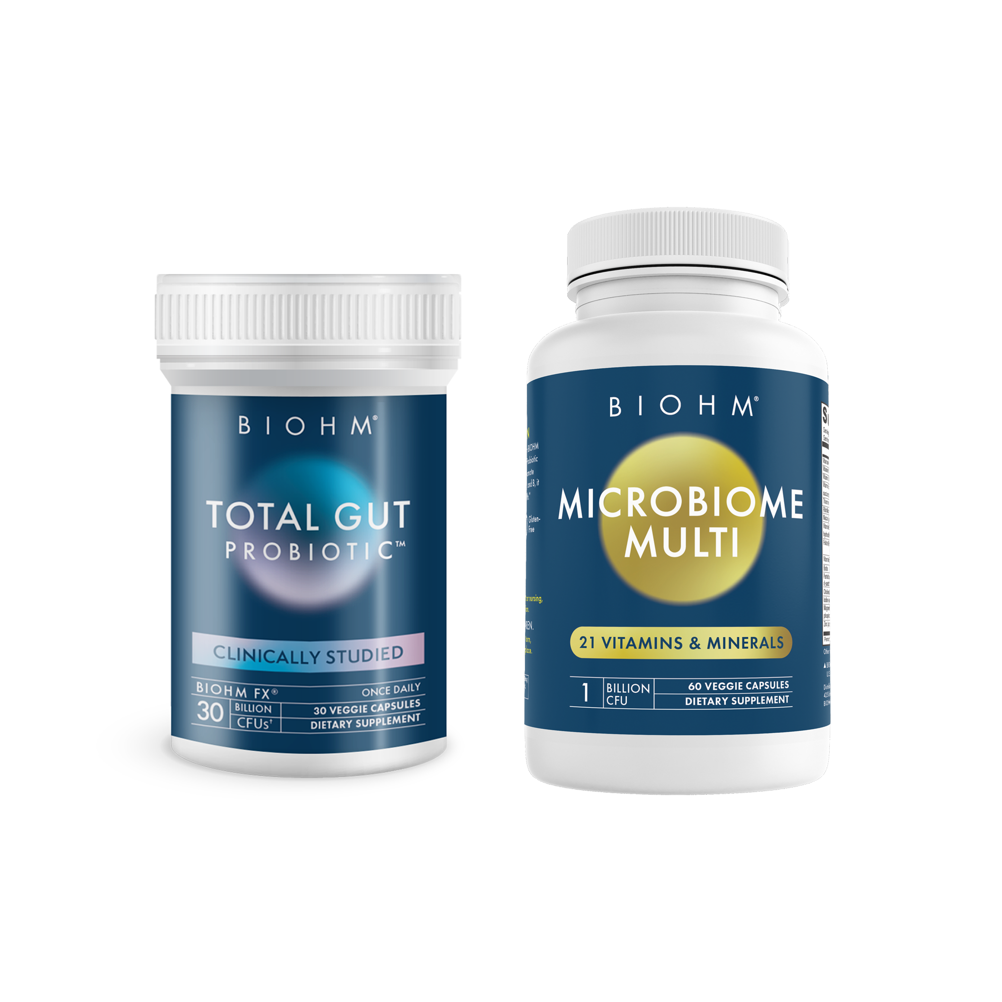 Gut Centric Bundle | Total Probiotic & Microbiome Multi | BIOHM Health