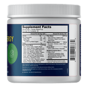 BIOHM Super Greens Clean Energy supplement facts 
