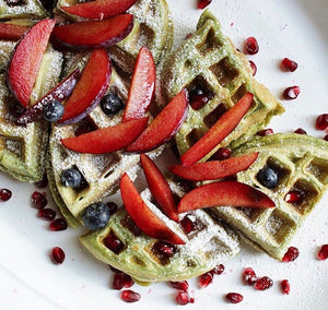 Vibrant Super Greens Waffles Recipe