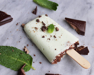 Gut-Friendly Mint Chocolate Popsicles