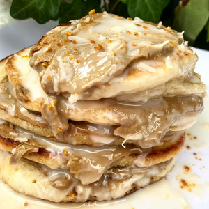Peanut Butter and Coconut Probiotic Pancakes