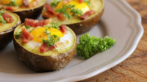 Keto-Friendly Baked Avocado Egg Boats Recipe