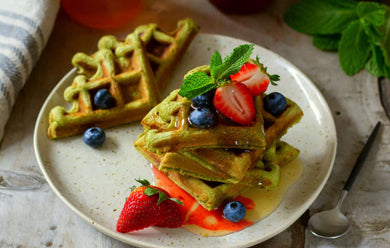 Super Greens Waffles Recipe