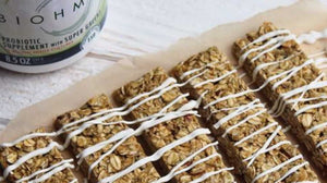 Gut Healthy Probiotic Breakfast Granola Bar Recipe