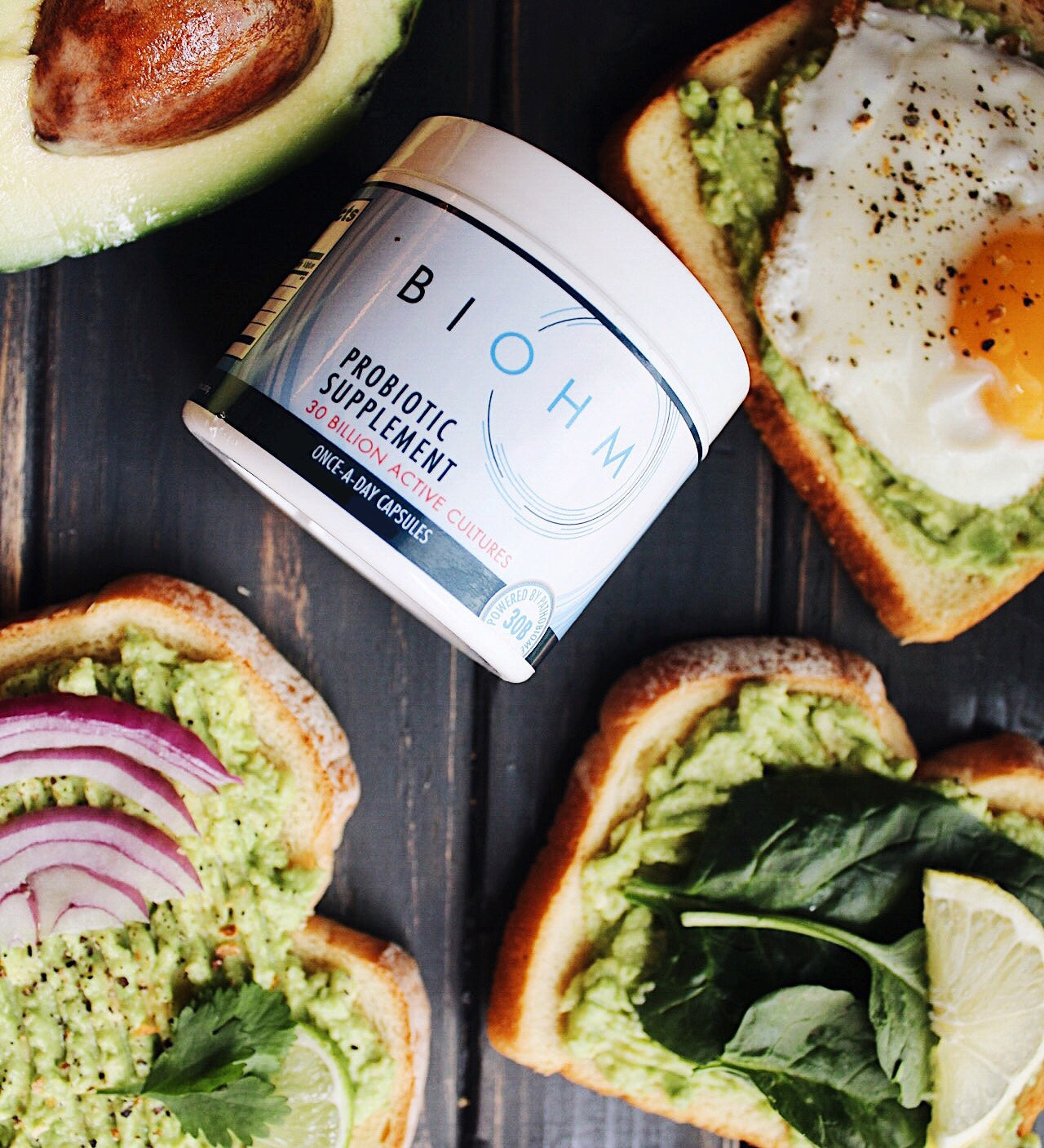 Avocado Toast Recipe from BIOHM Health