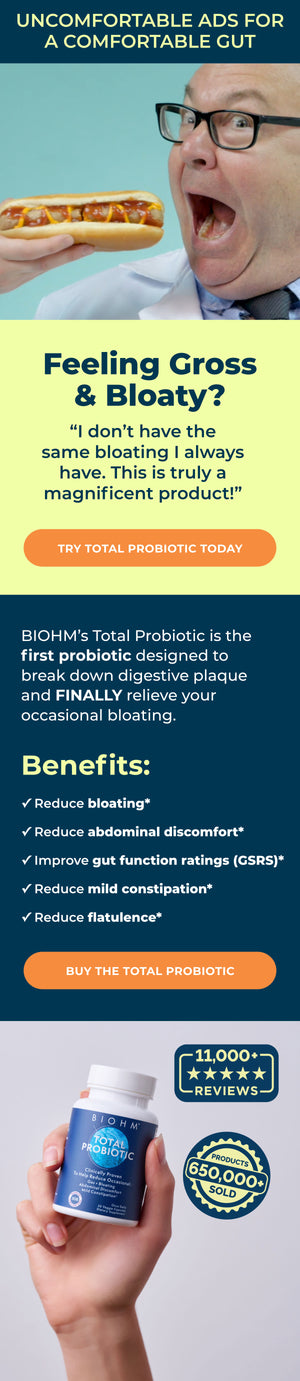 Scientist eating hotdog and pill benefits