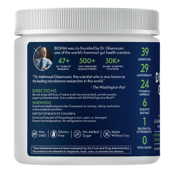 Biohm Range Digestive Greens | BIOHM Essentials