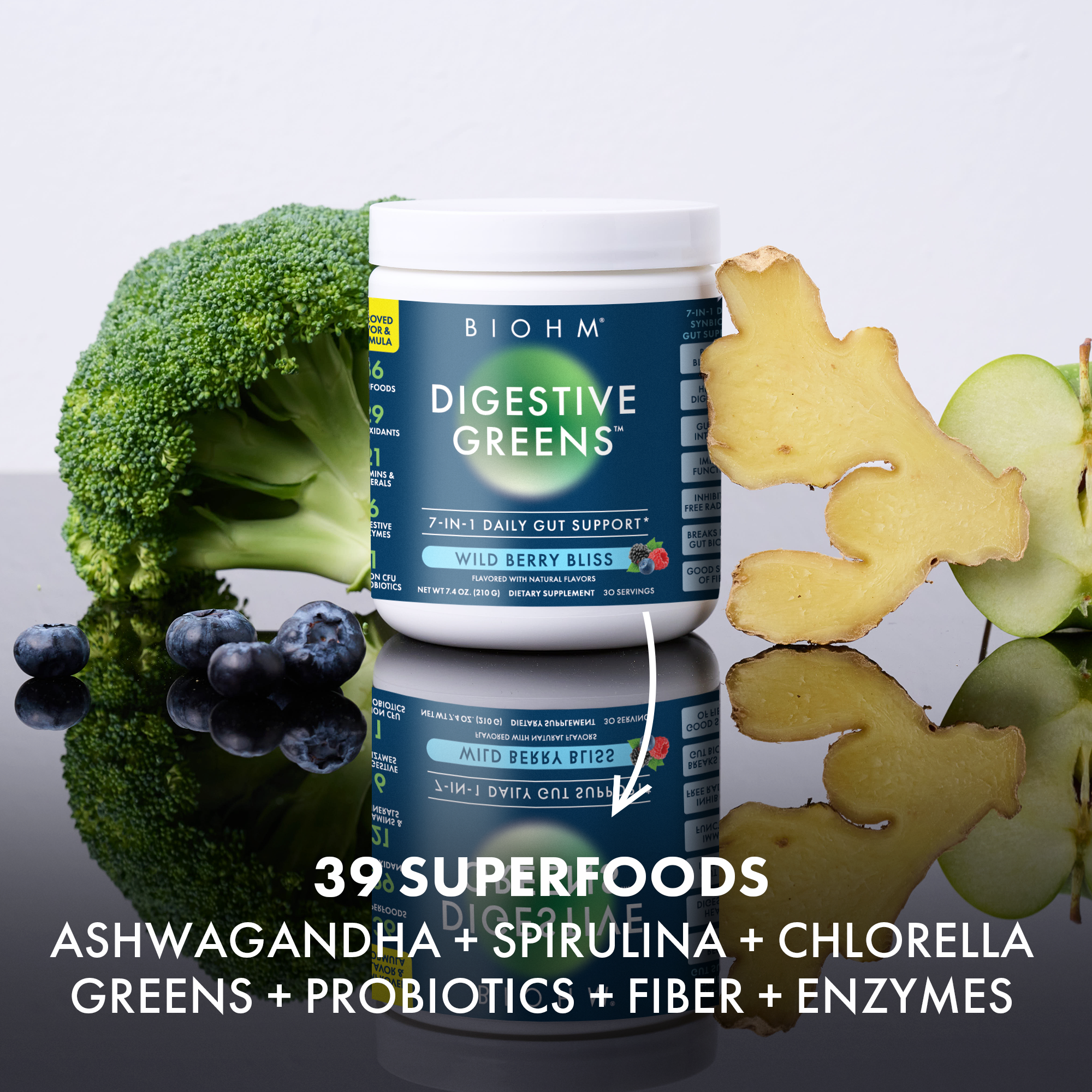 Biohm Range Digestive Greens | BIOHM Health
