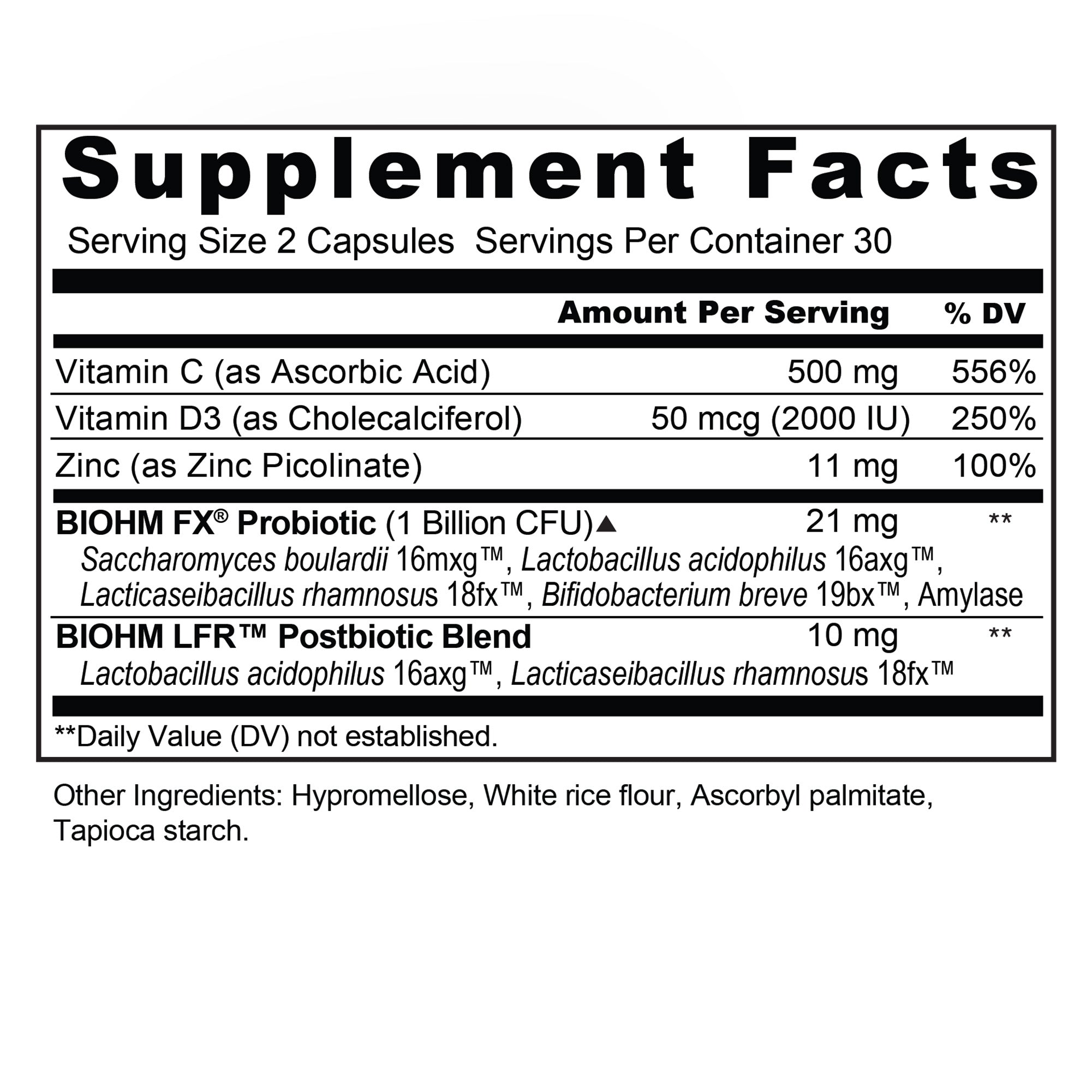 Immunity Probiotic Supplement | BIOHM Health