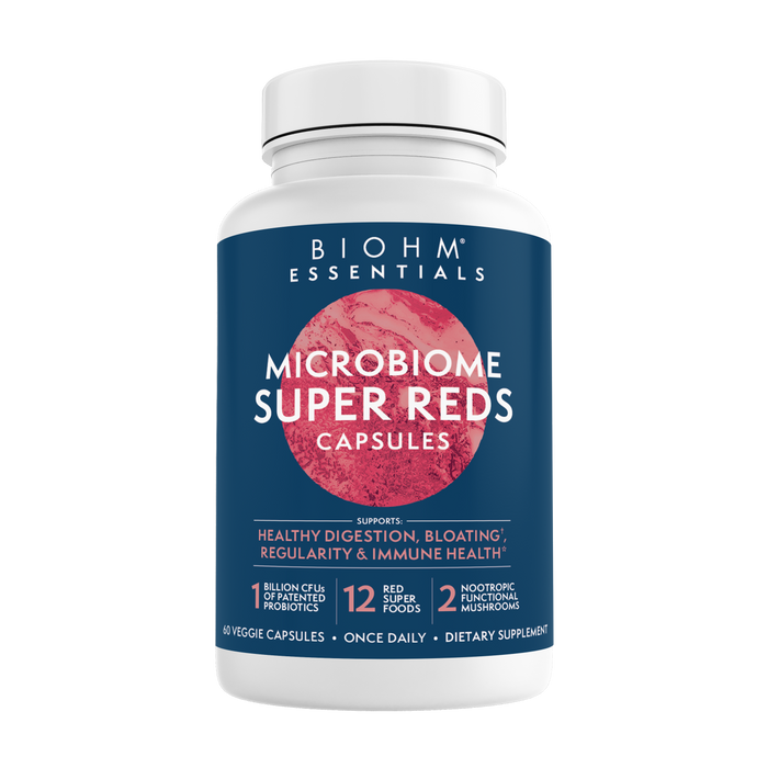 microbiome super reds capsules front
