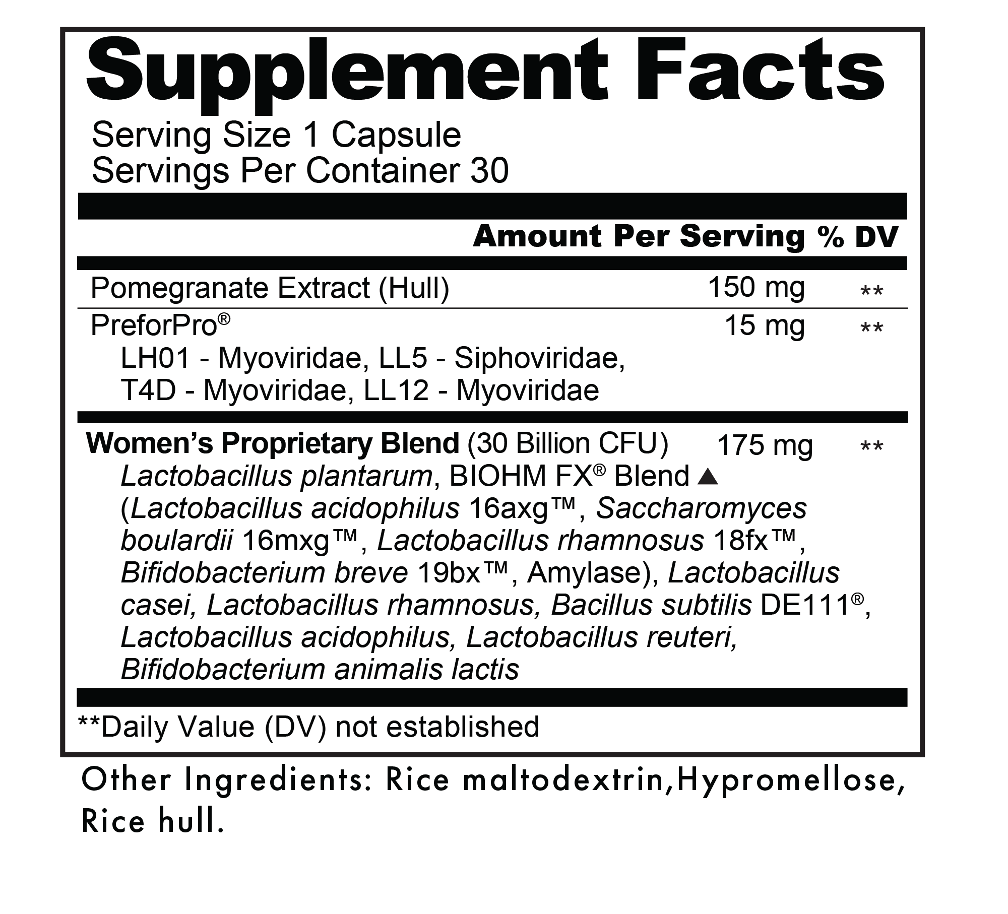 Women's Balanced Probiotic Supplement | BIOHM Health
