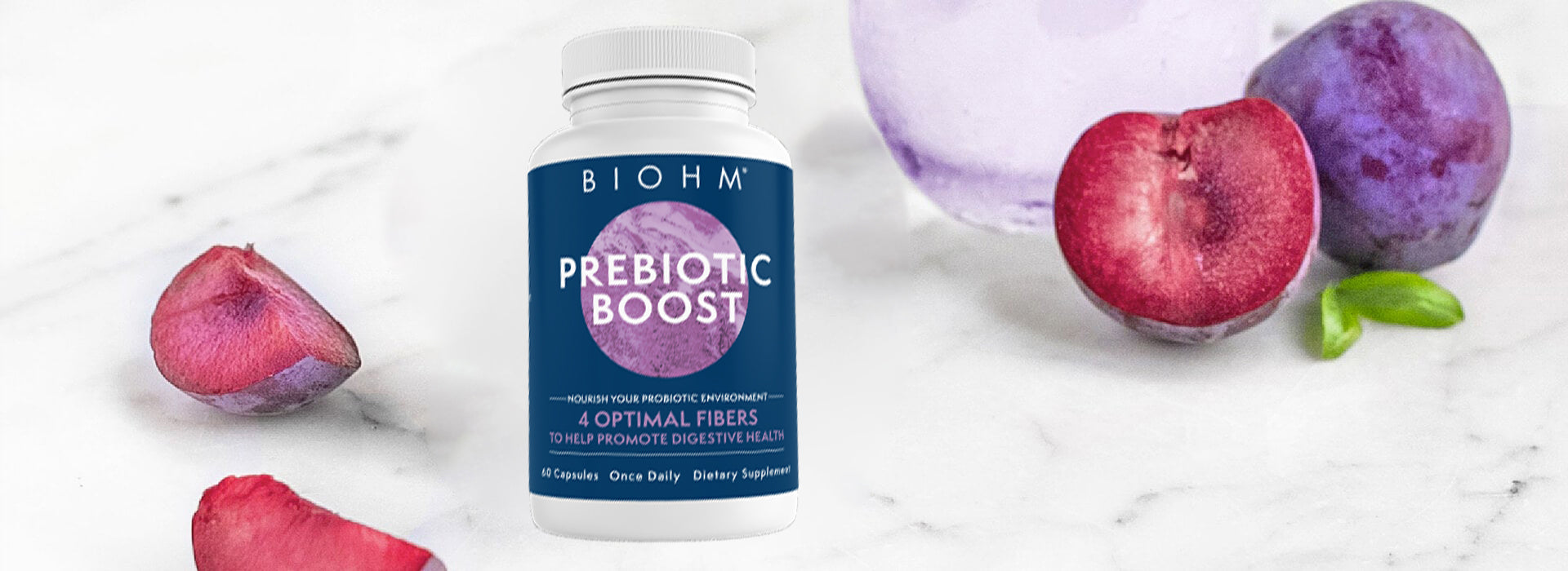BIOHM Prebiotic Boost with plum