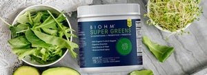 BIOHM Super Greens desktop banner 