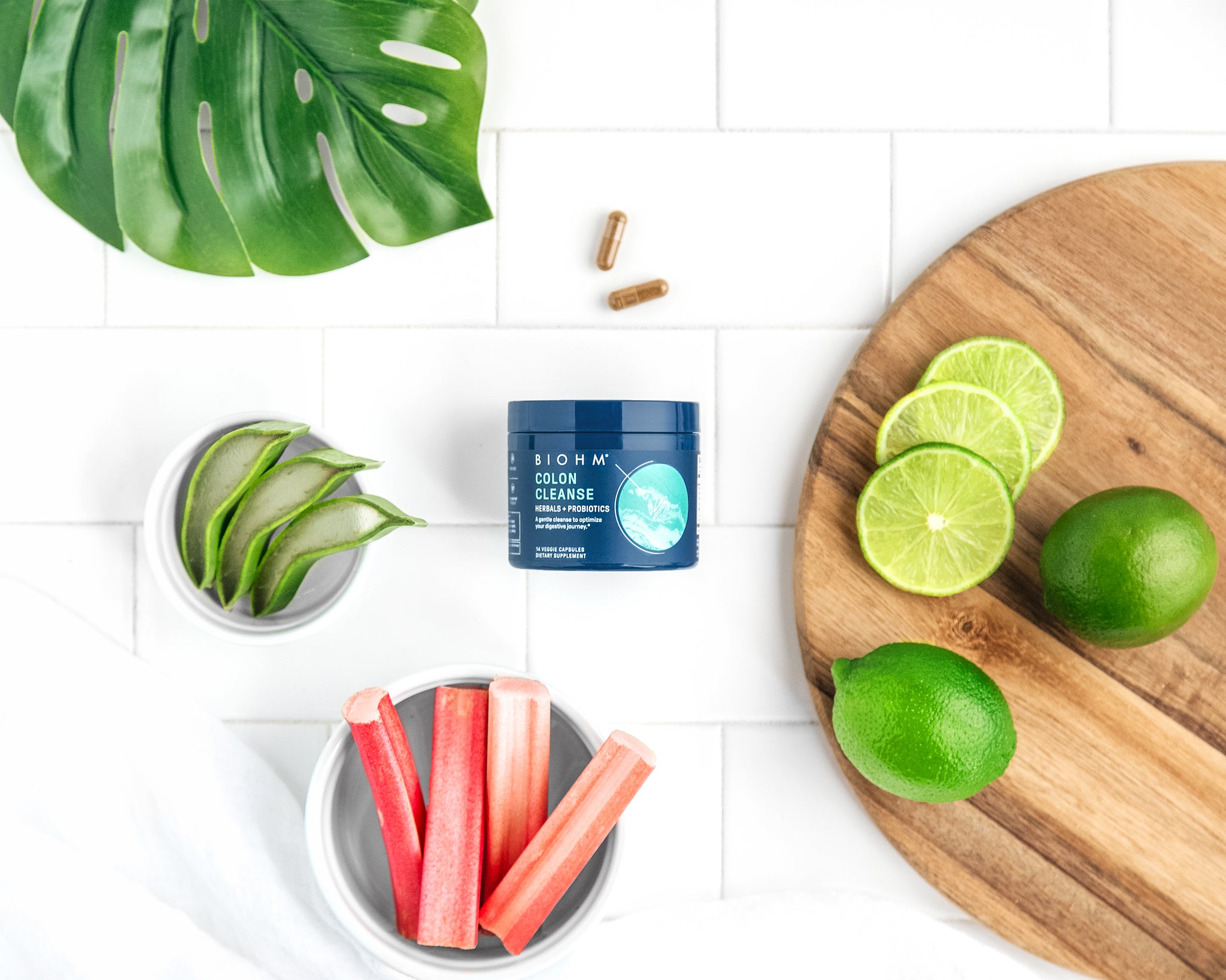 BIOHM Colon Cleanse + limes + aloe 